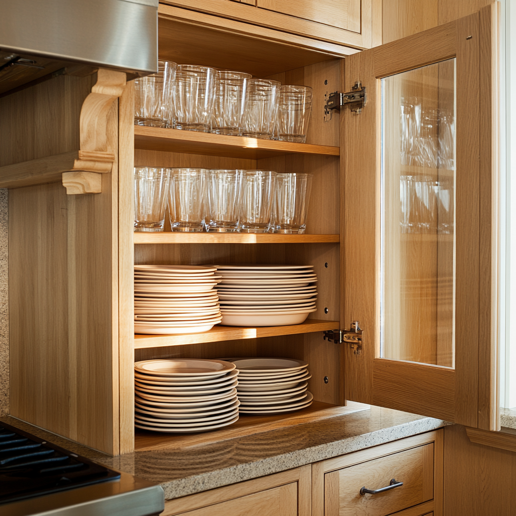 Kitchen cabinet with storage by Vorobcraft