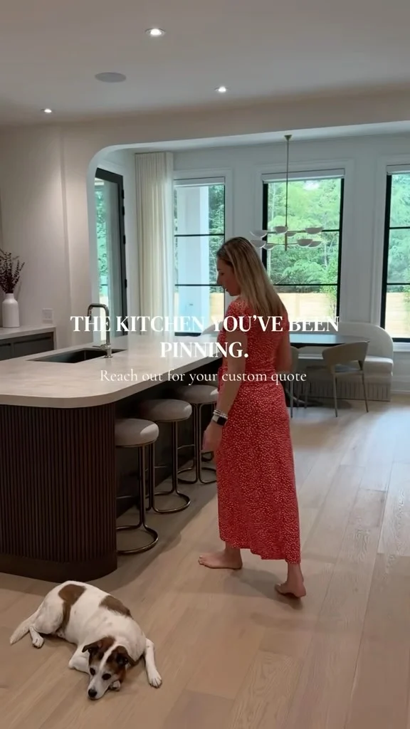 THE KITCHEN YOU’VE BEEN PINNING. 

Reach out for your custom quote #customcabinetry
