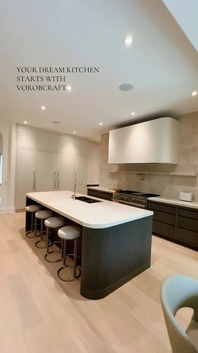 Timeless design. Premium craftsmanship. Every detail built with purpose.

Designed by @thestudio_alisaxkailey 

Ready to create your dream kitchen? 

Contact Vorobcraft today for a free quote. #customcabinetry