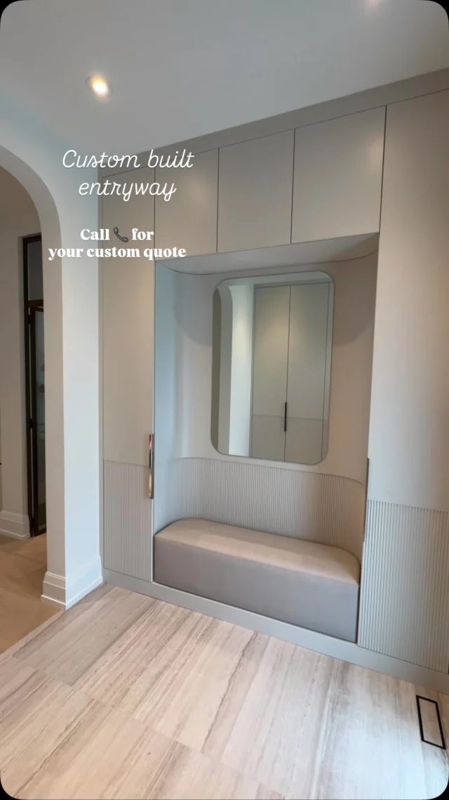 This custom-built entryway combines clean lines, integrated storage, a comfortable built-in bench, and thoughtful detailing — designed to feel like a seamless part of the home.

At Vorobcraft, every piece is made to fit your space, your style, and the way you live.

Planning a custom cabinetry project? Let’s bring your vision to life.

📞 905-732-6805
✉️ sales@vorobcraft.com
📍 1030 Kamato Rd, Units 11–12, Mississauga, ON

#Vorobcraft #CustomCabinetry