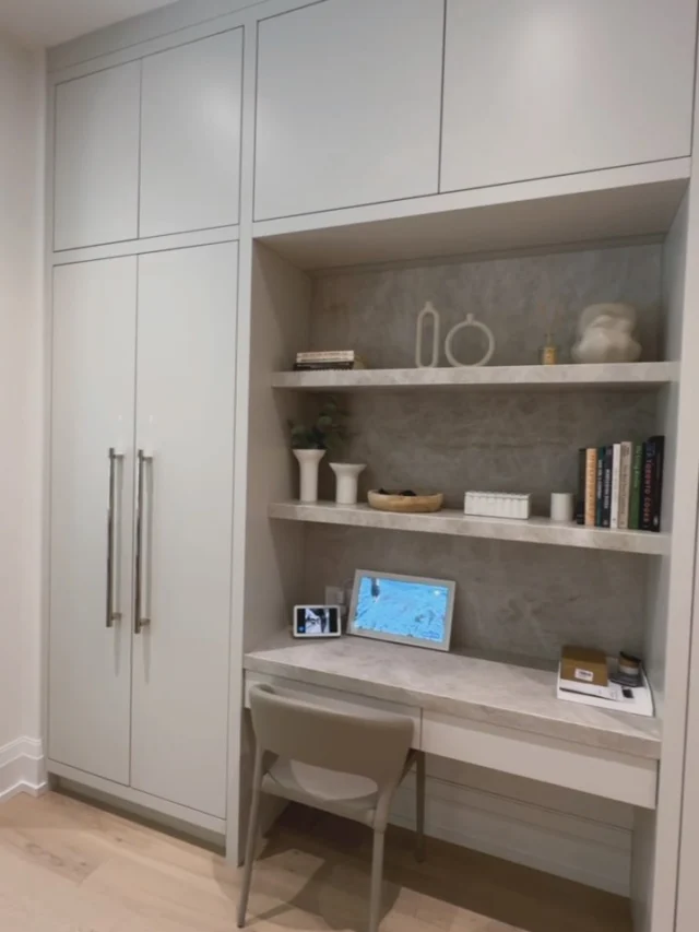 Where beautiful design meets everyday functionality. ✨

This custom cabinetry project brings together timeless elegance, smart storage, and thoughtful design.

Featuring floor-to-ceiling cabinetry, a seamlessly integrated workstation, open shelving, and warm neutral tones, every detail was designed to create a cohesive and functional living space.

At Vorobcraft, we believe custom cabinetry should do more than provide storage — it should complement your home and the way you live.

📍 Toronto & GTA
✨ Designed and crafted to fit your space.

Would you love a built-in workstation like this in your kitchen? Let us know below! 👇

#Vorobcraft #CustomCabinetry